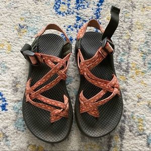 Orange Chaco Sandals